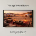 Sahara Desert Camp Art | Luxury Tents Morocco Wall Art (Digital Download)