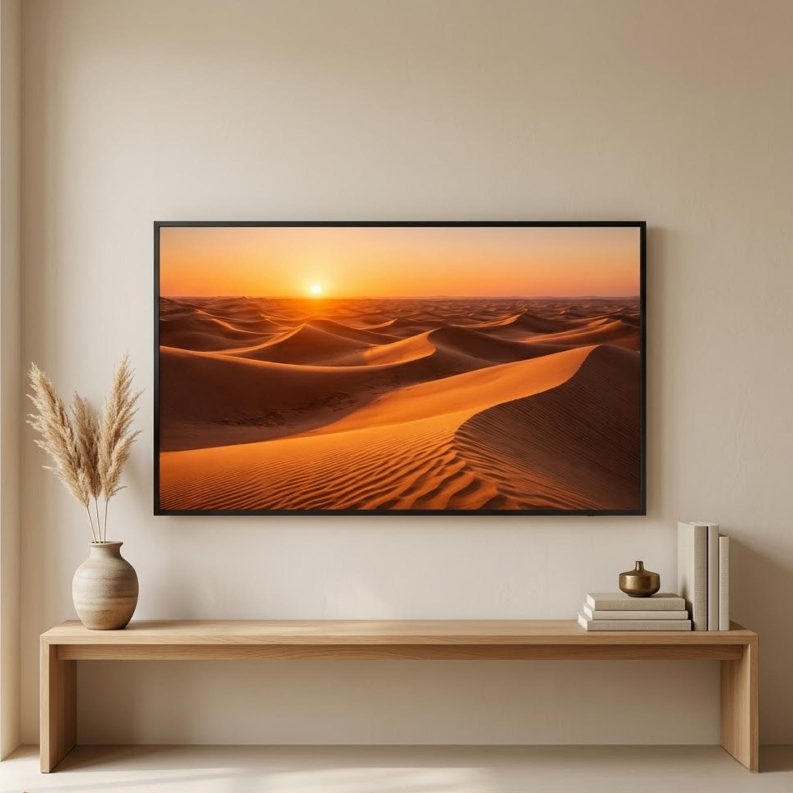 Sahara | Morocco | Digital Download | Frame TV Art | Desert Sunset | Sand Dunes | Morocco Wall Art | 4K Art | Printable Art | Landscape Art