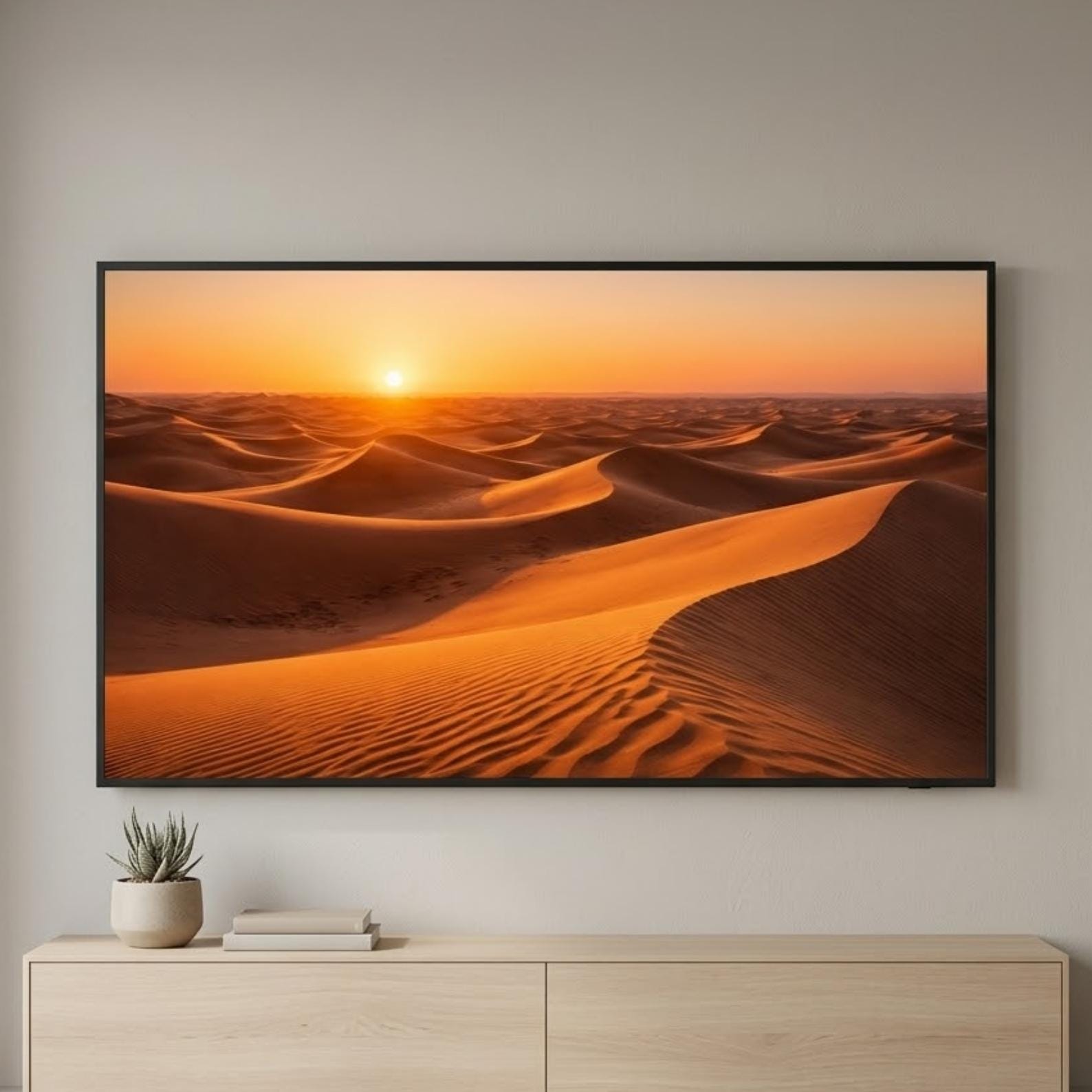 Sahara | Morocco | Digital Download | Frame TV Art | Desert Sunset | Sand Dunes | Morocco Wall Art | 4K Art | Printable Art | Landscape Art