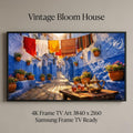 Chefchaouen Blue Alley Laundry Art | Moroccan Architecture Travel Print (Digital Download)