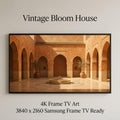 Fes | Morocco | Frame TV Art | Samsung Frame TV | Digital Download | Moroccan Courtyard | Riad Architecture | Neutral Wall Art