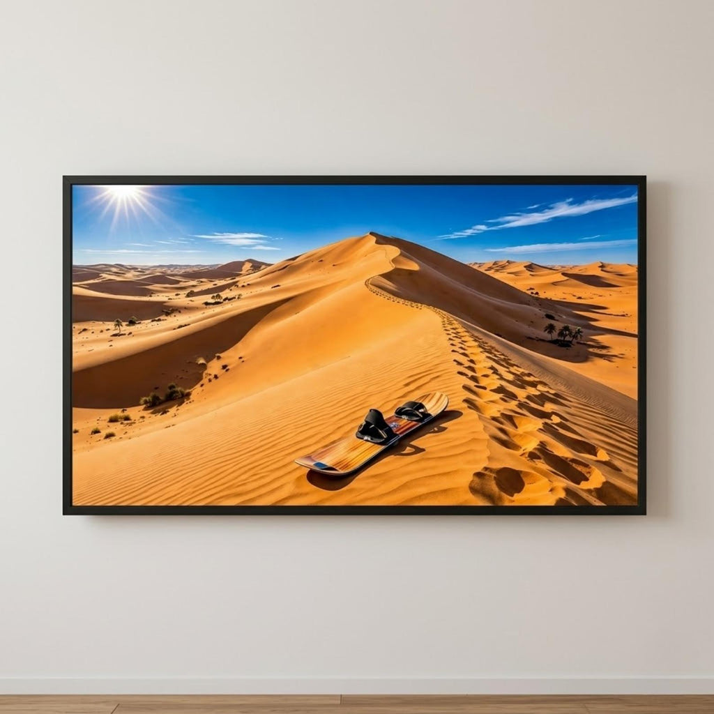 Sahara | Morocco | Digital Download | Frame TV Art | Sand Dunes | Sandboarding | Morocco Wall Art | 4K Art | Printable Art | Desert Art