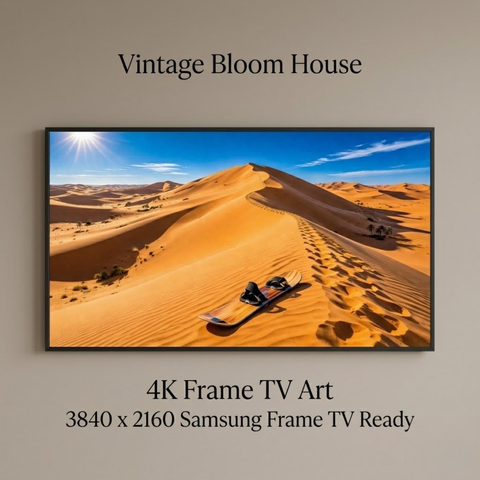 Sahara | Morocco | Digital Download | Frame TV Art | Sand Dunes | Sandboarding | Morocco Wall Art | 4K Art | Printable Art | Desert Art