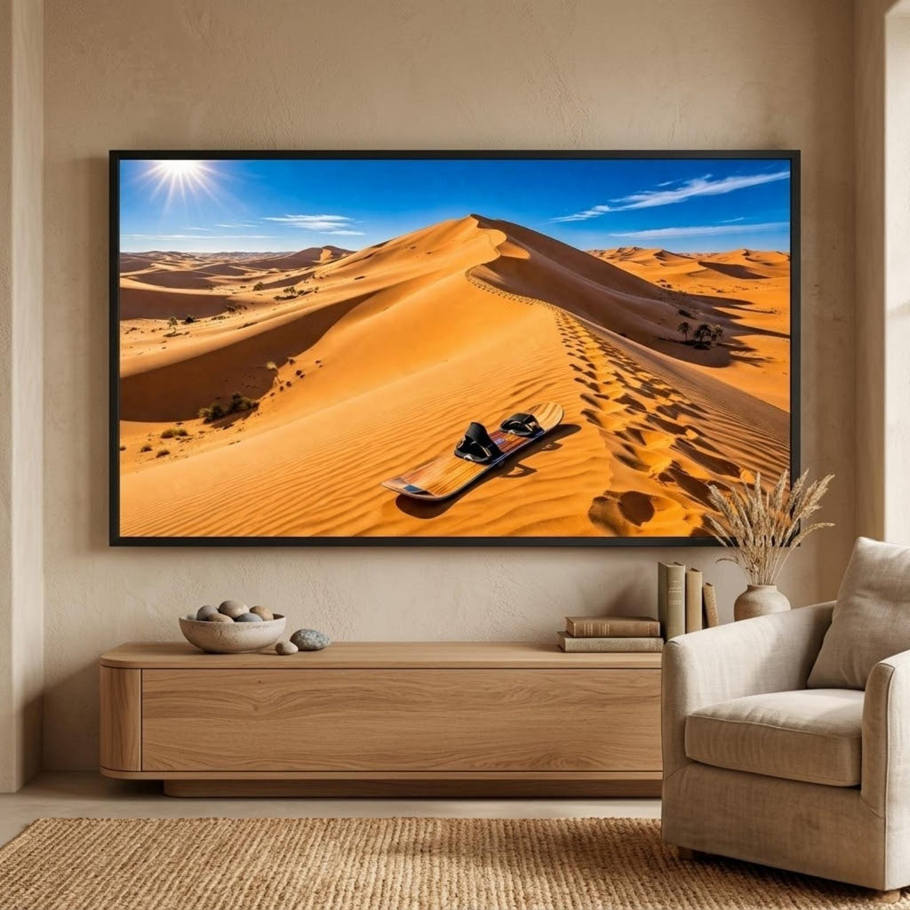 Sahara | Morocco | Digital Download | Frame TV Art | Sand Dunes | Sandboarding | Morocco Wall Art | 4K Art | Printable Art | Desert Art