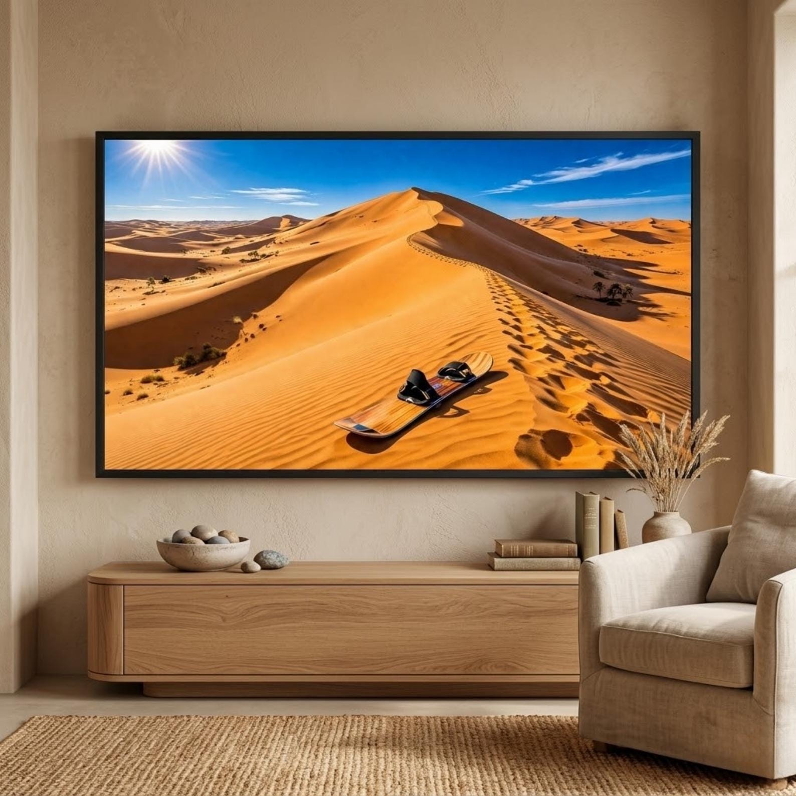 Sahara | Morocco | Digital Download | Frame TV Art | Sand Dunes | Sandboarding | Morocco Wall Art | 4K Art | Printable Art | Desert Art