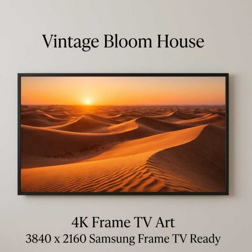 Sahara | Morocco | Digital Download | Frame TV Art | Desert Sunset | Sand Dunes | Morocco Wall Art | 4K Art | Printable Art | Landscape Art