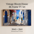 Tangier Blue Alley Art | Mediterranean Morocco Frame TV Digital Download