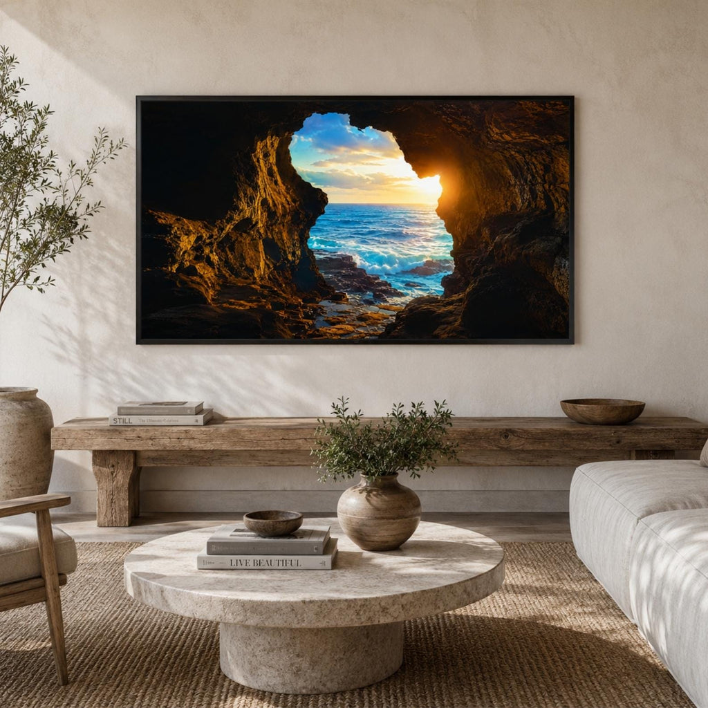 Hercules Cave Art | Morocco Coastal Landscape (Digital Download)