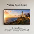 Cape Spartel Lighthouse Art | Morocco Coastal Scene (Digital Download)
