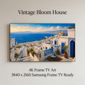 Tangier | Morocco | Frame TV Art | Samsung Frame TV | White Rooftops | Coastal Wall Art | Digital Download